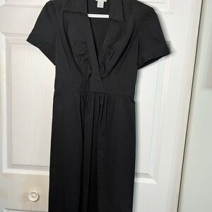 Motherhood Maternity Black Dress Small Empire Waist Work Office